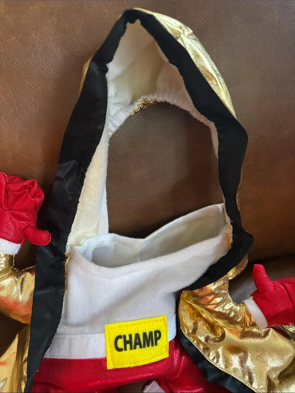 Boxing Champ Frontal dog S Halloween costume